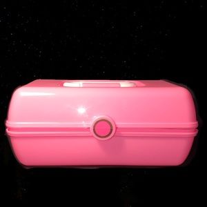 90s vibes plastic cosmetics square makeup case